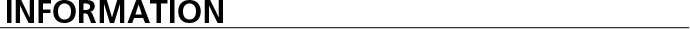 INFORMATION